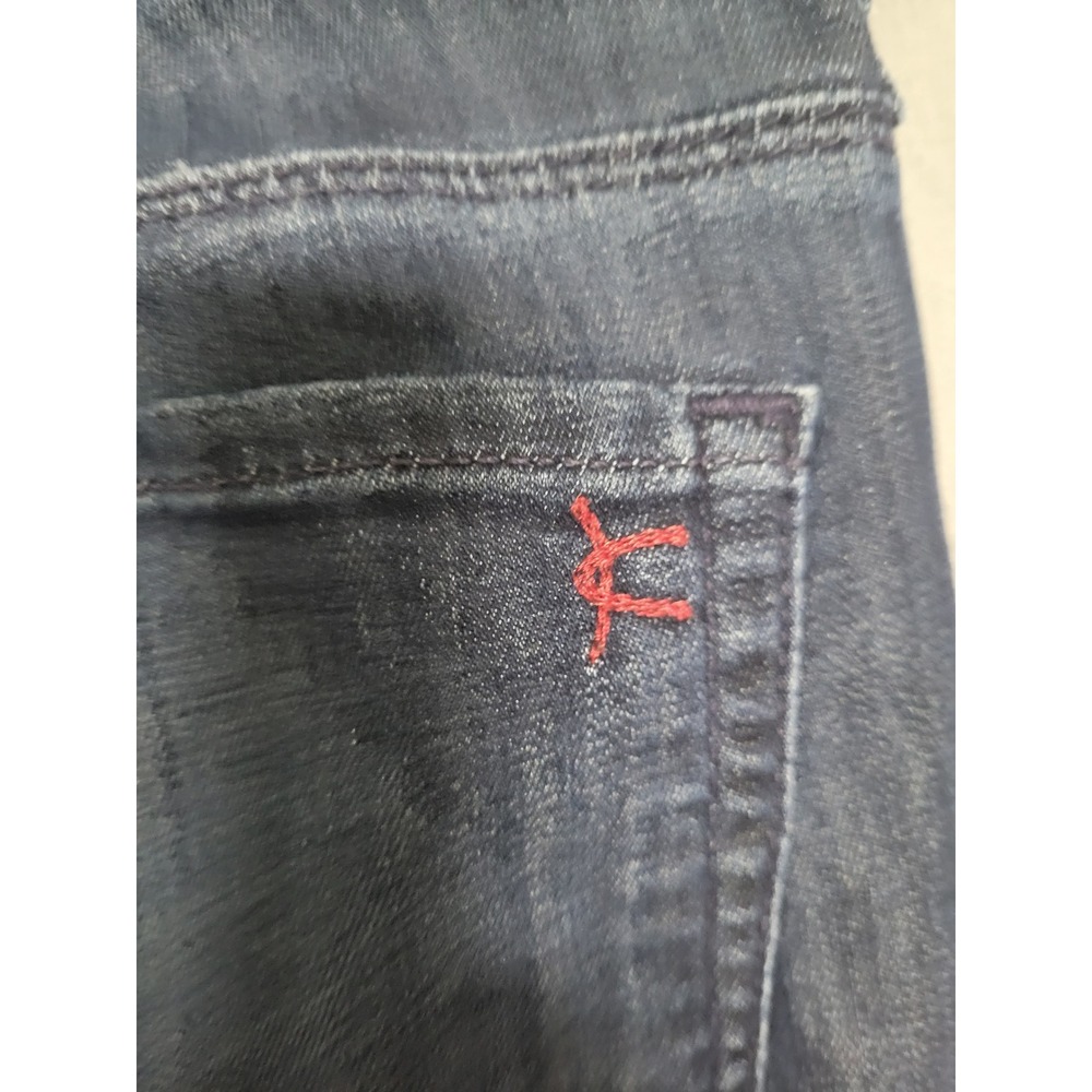 David Kahn Brenda Pencil Leg Jeans Size 29‎ Dark Wash Denim - Picture 4 of 12